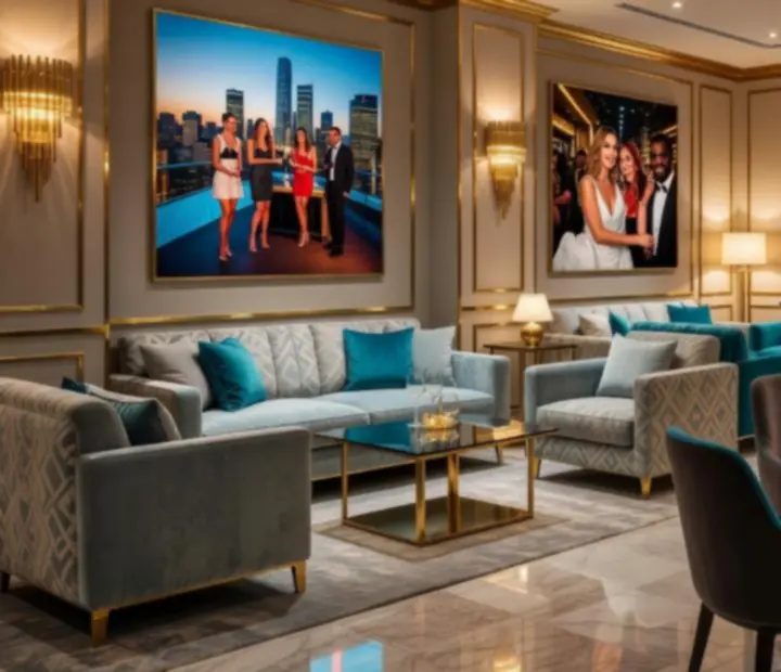 Ambijent modernog casino restorana Zagrebia s elegantnim dekorom i lifestyle atmosferom.