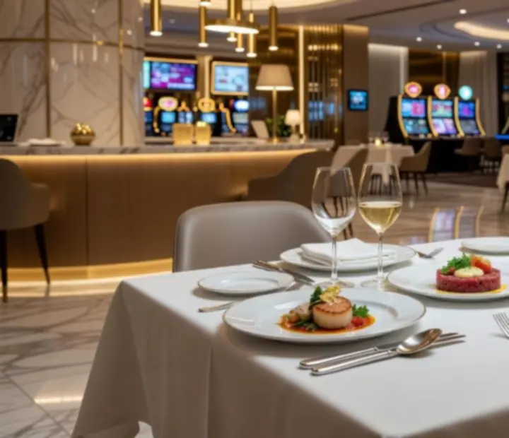 Gurmanski tanjuri u elegantnom casino restoranu Zagrebia